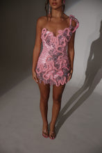 Load image into Gallery viewer, The KALEEN Dress with Rope and Diamond Embellishments
