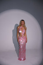 Load image into Gallery viewer, The RENEE Sequin Bodysuit and Maxi Skirt (Baby Pink)