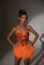 Load image into Gallery viewer, The BIANCA Dress in Hot Orange