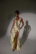 Load image into Gallery viewer, The RIVER Maxi Dress with Silver Jewel Embellishments