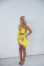 Load image into Gallery viewer, The HONEY Top and Skirt with Safety Pins and Diamond Flower Details