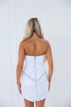 Load image into Gallery viewer, The TABITHA Dress - White/Silver