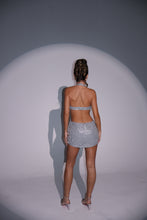 Load image into Gallery viewer, The HARRIET Drippy Diamond Glitter Dress (Silver)