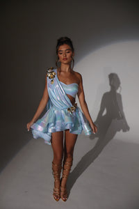 The ALLEGRA Grecian Drape Dress