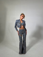 Load image into Gallery viewer, The ASTER Denim Bralet with Pins