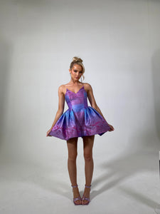 The KEONI Dress in Ombré Snake