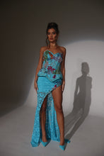 Load image into Gallery viewer, The RAVINA Embellished Basque and Skirt