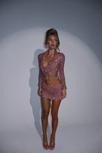 Load image into Gallery viewer, The ZARINA Sequin Top and Mini Skirt