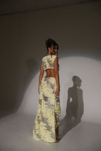 The RIVER Maxi Dress with Silver Jewel Embellishments