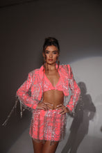 Load image into Gallery viewer, The COSETTE Beaded Tassel Blazer, Skirt and Bikini Top