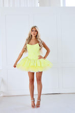 Load image into Gallery viewer, The GLIMMERA Dress - Beaded Lace in Lime