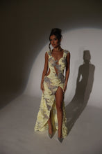Load image into Gallery viewer, The RIVER Maxi Dress with Silver Jewel Embellishments