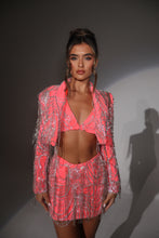 Load image into Gallery viewer, The COSETTE Beaded Tassel Blazer, Skirt and Bikini Top
