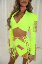 Load image into Gallery viewer, The AZURE Cropped Blazer, Skirt and Choker