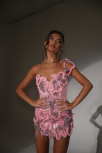 Load image into Gallery viewer, The KALEEN Dress with Rope and Diamond Embellishments