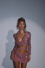 Load image into Gallery viewer, The ZARINA Sequin Top and Mini Skirt