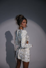 Load image into Gallery viewer, The MARTINI Sequin Dress with Embellishments and Beaded Fringing