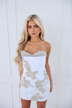 Load image into Gallery viewer, The TABITHA Dress - White/Silver