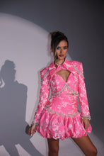 Load image into Gallery viewer, The MONICA Sweetheart Top, Dropped Waist Puffball Skirt and Cropped Blazer