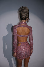 Load image into Gallery viewer, The ZARINA Sequin Top and Mini Skirt