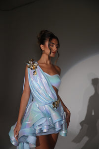The ALLEGRA Grecian Drape Dress