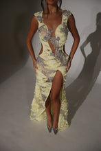 Load image into Gallery viewer, The RIVER Maxi Dress with Silver Jewel Embellishments