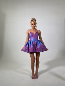 The KEONI Dress in Ombré Snake