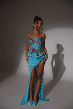 Load image into Gallery viewer, The RAVINA Embellished Basque and Skirt