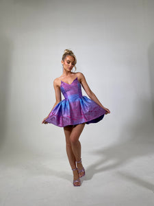 The KEONI Dress in Ombré Snake