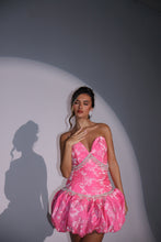 Load image into Gallery viewer, The MONICA Sweetheart Top and Dropped Waist Puffball Skirt