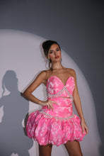 Load image into Gallery viewer, The MONICA Sweetheart Top and Dropped Waist Puffball Skirt