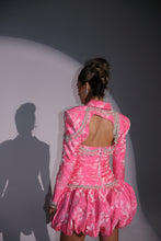 Load image into Gallery viewer, The MONICA Sweetheart Top, Dropped Waist Puffball Skirt and Cropped Blazer