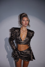 Load image into Gallery viewer, The ROXANA Leopard Jacket and Skirt