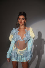 Load image into Gallery viewer, The LAURELL Beaded Lace Co-Ord with 3D Flowers and Chain details