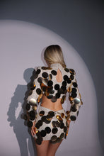 Load image into Gallery viewer, The ELSIE Gold Sequin Top and Mini Skirt