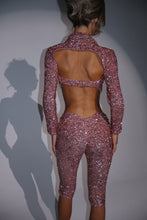 Load image into Gallery viewer, The ZARINA Sequin Top and Capri Leggings