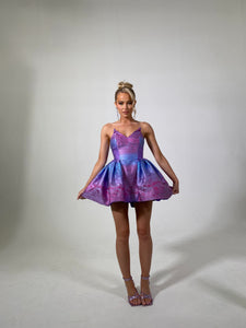 The KEONI Dress in Ombré Snake