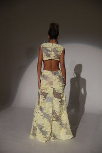 The RIVER Maxi Dress with Silver Jewel Embellishments
