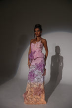 Load image into Gallery viewer, The DAPHNE Beaded Ombre Lace Dress with 3D Flowers