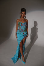 Load image into Gallery viewer, The RAVINA Embellished Basque and Skirt