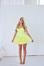Load image into Gallery viewer, The GLIMMERA Dress - Beaded Lace in Lime
