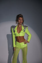 Load image into Gallery viewer, The NEON ANGEL Cropped Blazer and Trousers