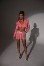 Load image into Gallery viewer, The COSETTE Beaded Tassel Blazer, Skirt and Bikini Top