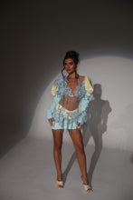 Load image into Gallery viewer, The LAURELL Beaded Lace Co-Ord with 3D Flowers and Chain details