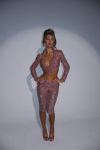 Load image into Gallery viewer, The ZARINA Sequin Top and Capri Leggings