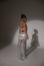 Load image into Gallery viewer, The COSETTE Dress with Silver Beaded Tassels