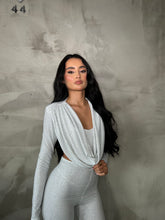 Load image into Gallery viewer, The EVELYN Jumpsuit (White/Silver)