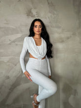 Load image into Gallery viewer, The EVELYN Jumpsuit (White/Silver)