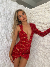 Load image into Gallery viewer, BLAIR CO-ORD BODYSUIT (RED)