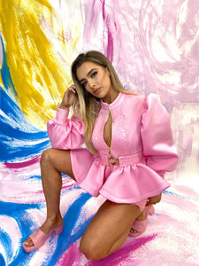 STORMI LUXE CO-ORD JACKET (PINK)